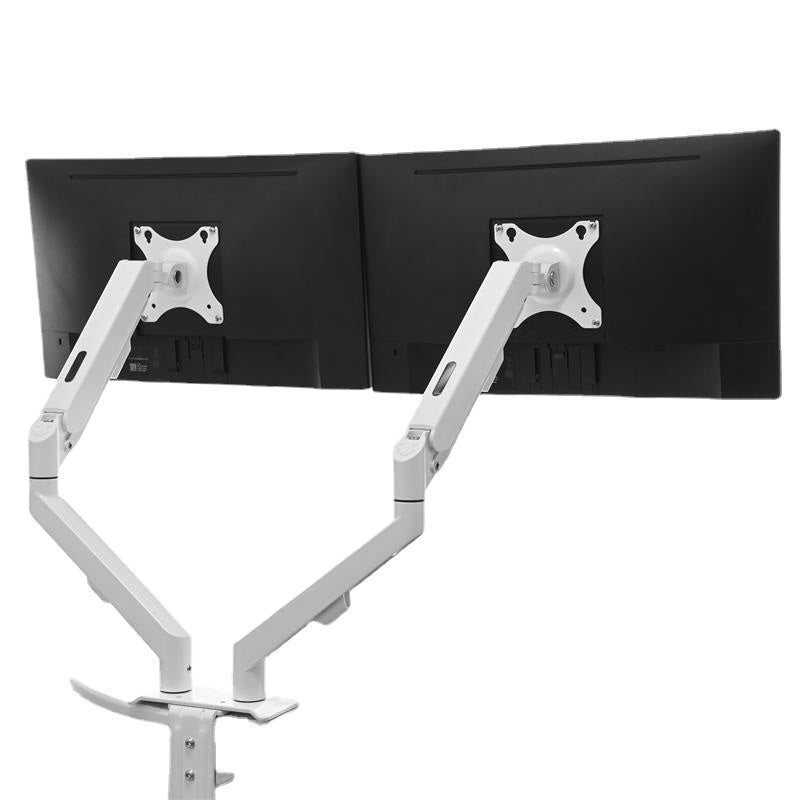 Computer desktop mounting bracket monitor double arm gas spring TV monitor bracket load bearing 9kgs