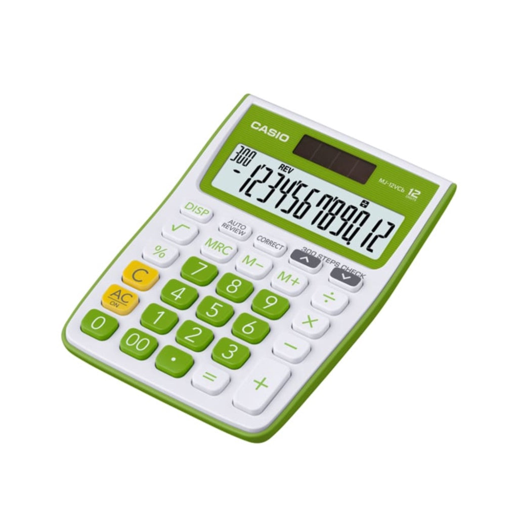 Casio Calculator MJ-12VCB Green Store Trade Calculator 12-digit function