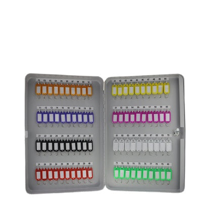 Portable lockable key cabinet key box wall-mounted key storage box