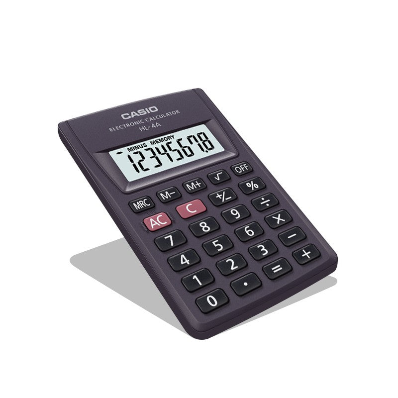 Casio HL-4A black pocket calculator