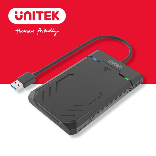 UNITEK 2.5-inch USB3.1 GEN1 to SATA6G HDD / SSD external hard drive enclosure (Y-3036)