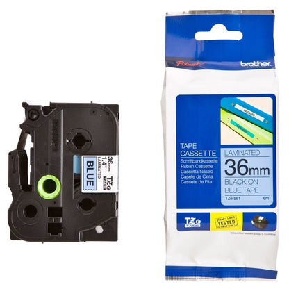 Brother 36mm 原廠護貝標籤帶 TZe-161/261/461/561/661/761 -長度8M