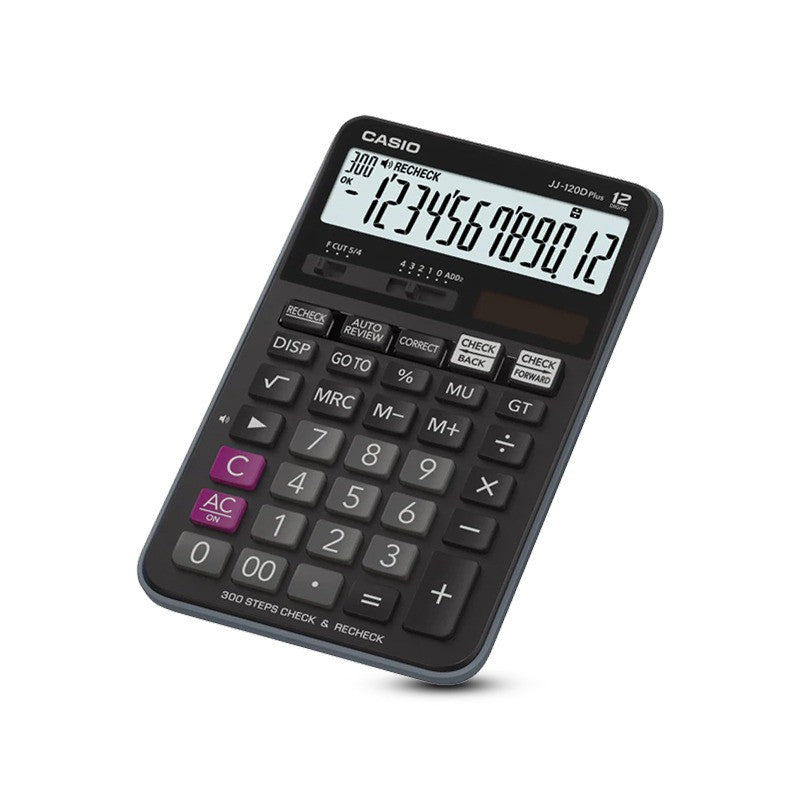 Casio JJ-120D Plus Trade Store Calculator 12 Digit Check Function