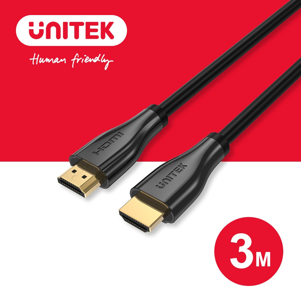 UNITEK 4K 60Hz version 2.0 HDMI high-definition audio and video transmission cable (3M) (Y-C1049GB)