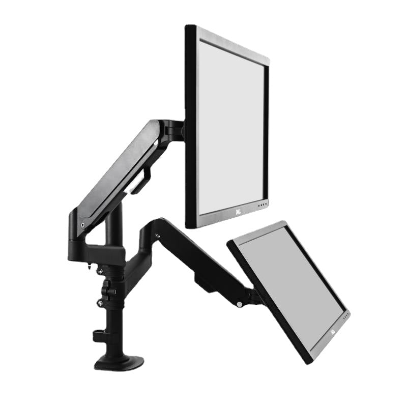 32 inch dual monitor LCD monitor arm spring monitor stand aluminum 0-9 kg