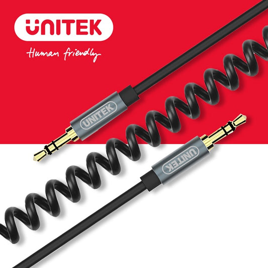 UNITEK aluminum alloy AUX audio cable (Y-C922ABK)