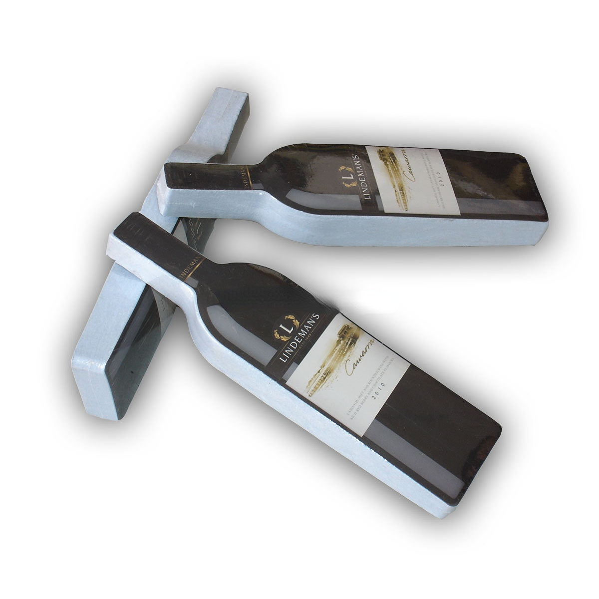 Custom designed novel wine bottle shaped compressed magic towel gift