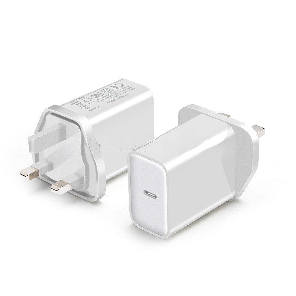 PD18W British mobile phone charger CE certified QC fast charging Type-C UK and Singapore universal PD charging head