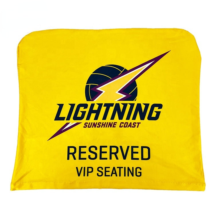 Custom elastic logo seat cover